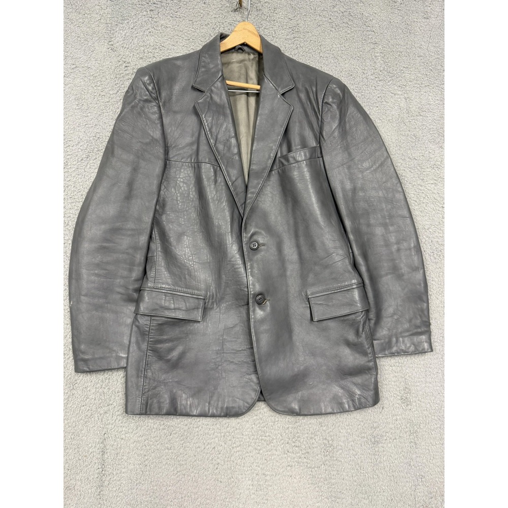 Clipper Mist Blazer‎ Jacket Mens 42 Long Classic Two Button Pocket Coat